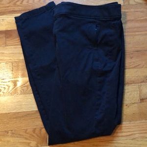 LOFT Petite Skinny Ankle Pant- black